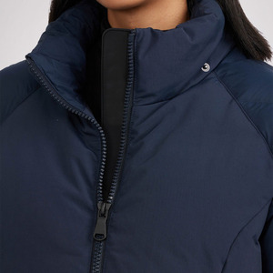 Manteau long matelassé pour femmes, veste d'hiver chaude, logo personnalisé, vente en gros - Product Image 6