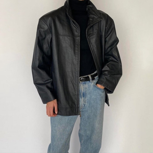 Nouvel arrivage de vestes pour femmes en cuir véritable à la mode taille adulte meilleur design hiver chaud avec fermeture éclair veste régulière pour femmes - Product Image 4