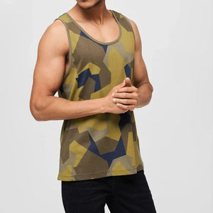 Camiseta sin mangas de entrenamiento para hombre, novedad de 2026, Camiseta de algodón de secado rápido para correr, camiseta sin mangas con sublimación para hombre - Product Image 1