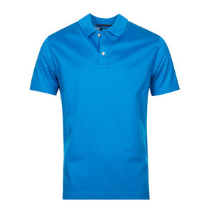 Nuevo Polo de alta calidad con logotipo personalizado bordado para hombre, camiseta polo transpirable de manga corta ajustada de alta calidad, servicio OEM - Product Image 1