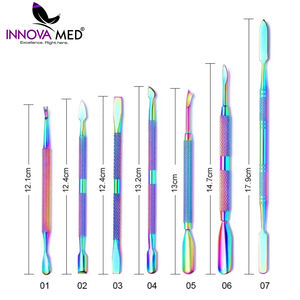 Empujador de Cutículas de Acero Inoxidable, Removedor de Esmalte de Uñas, Raspador de Cutículas, Herramienta de Manicura, Cuidado Profesional de Uñas - Product Image 5