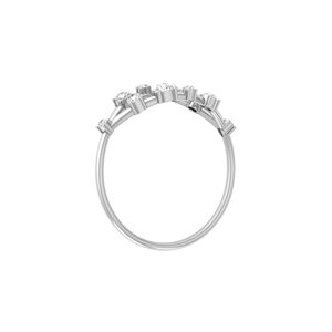 Avarta Bijoux Bague en or blanc 14 carats DUPLE 9 À 5 WORKWEAR Lab Grown Diamond RING - Product Image 2