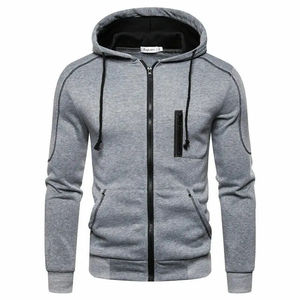 Sweats à capuche pour hommes ODM OEM haute qualité Hip Hop Streetwear fermeture éclair marque vêtements d'hiver décontractés fabricant Pakistan - Product Image 2