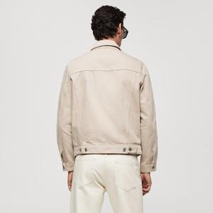 Veste de mode classique grande taille hommes col veste en jean meilleure qualité usine fabricant automne hiver pour hommes - Product Image 2