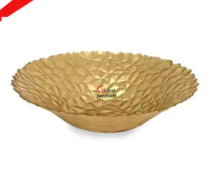 Cuenco para servir chocolate de acero inoxidable con acabado dorado decorativo para restaurante y bar de hotel - Product Image 5