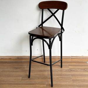 GCFSK50 High <b>Bar</b> <b>Stool</b> Iron Legs <b>Adjustable</b> Industrial-Contemporary Style Featuring PU Material Metal Frame for <b>Bar</b> Chair Use - Product Image 4