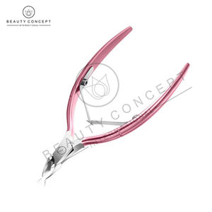 Coupe-ongles à poignée de couleur rose Produit antidérapant Pince à cuticules en acier inoxydable personnalisée du Pakistan Écologique - Product Image 3