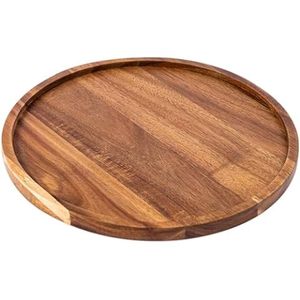 ที่รองแก้วทำจากไม้ทรงกลมทำด้วยมือโลโก้ตามสั่ง - Product Image 4