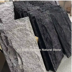 Pierre de marbre noir du Vietnam pour murs de soutènement, bâtiments commerciaux, salles de bain, cuisines - Extérieur durable et imperméable - Product Image 6