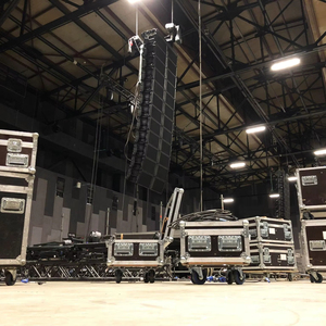 Dual 15" Pro Audio PA DJ Speaker Cabinets Pair w/ <b>Titanium</b> Horns 2-Way Loudspeakers Ready To Ship Fast Delivery - Product Image 1