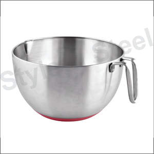 Cuenco de aceite antideslizante de acero inoxidable Premium con mango, utensilios de cocina sostenibles ecológicos al por mayor - Product Image 1