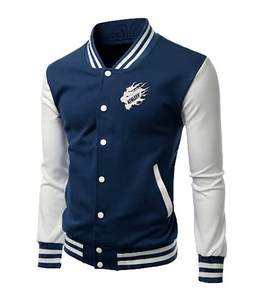 Vestes universitaires en polyester de haute qualité pour hommes Vente en gros en vrac personnalisée Nouveau design de mode Coupe ample Blank Baseball Letterman Manteaux - Product Image 1