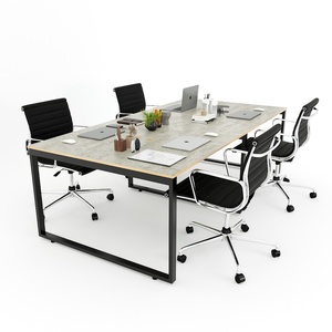 Mesa Rectangular para 4 Personas, 120x240cm, Estilo Minimalista, Diseño en Madera Contrachapada, Modelo HBRT055 - Product Image 2