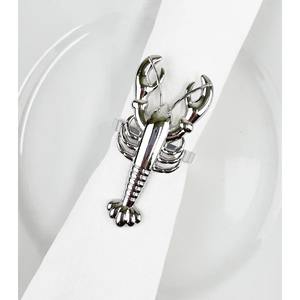 Seahorse Design <b>Silver</b> Finished <b>Napkin</b> Ring For Wedding Reception Table Decor Luxury Dining And Elegant Home Setup From India - Product Image 5