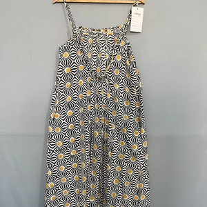 Asie occidentale décontracté ample à manches longues robe imprimé col en V à manches longues imprimé col en V à manches longues dames couleur unie mince - Product Image 1