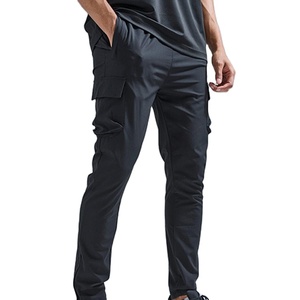 Pantalones Deportivos para Hombre de Alta Calidad, Diseño OEM Personalizado, Múltiples Bolsillos, Corte Ajustado, Transpirables, de Gran Venta, para Gimnasio y Running - Product Image 2