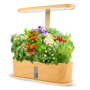 Kit de culture hydroponique intelligent compact avec éclairage LED et commande tactile pour la culture d'herbes et de légumes d'intérieur, jardinière pour la maison - Product Image 3