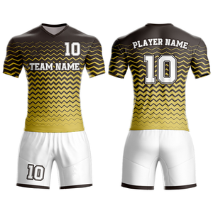 Conjunto de uniforme de fútbol de color sólido transpirable personalizado último diseño ropa juvenil hecha en Pakistán para adultos corte automatizado - Product Image 1