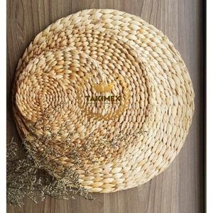 Takimex Wholesale Cheap Price Eco-friendly Handmade Natural Round <b>Placemats</b> <b>Rattan</b> Water Hyacinth <b>Placemat</b> - Product Image 2