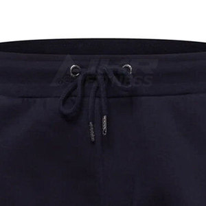 Pantalones cortos informales personalizados para hombre, tela de lona de algodón Unisex, cintura media, cintura elástica, transpirable, impermeable, sólido - Product Image 4
