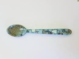 Cuillère et fourchette à salade de luxe en résine colorée, légères, à long manche, compatibles lave-vaisselle, durables et non toxiques - Product Image 4