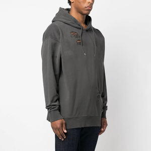 Pakistan Made Distressed <b>Hoodies</b> Hot Selling Distressed <b>Hoodies</b> Custom Size Distressed <b>Hoodies</b> - Product Image 4