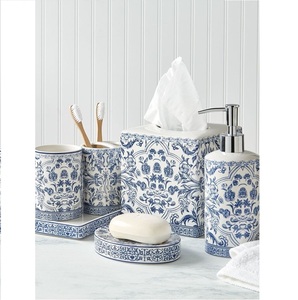 ชุดอุปกรณ์ห้องน้ำทำมือจากโรสควอตซ์ ชุดอาบน้ำสุดหรู อุปกรณ์ตกแต่งห้องน้ำสำหรับโรงแรมและห้องน้ำ ดีไซน์ทันสมัยไม่ซ้ำใคร ขายดี - Product Image 6