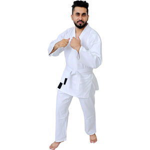 Combinaison de judo de haute qualité, poids lourd, nouveau design, couleur unie, 100% coton extensible, ensembles unisexes confortables à prix de gros - Product Image 4