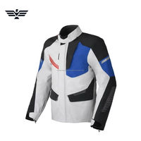 Jaket Motor Pria EMPIRE TREND WEARS Tahan Air, Bernapas, Bahan Cordura, Pelindung, Lengan Panjang, Semua Musim