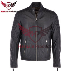 Automne hiver hommes High Street Style décontracté manteau en cuir fait à la main Top vêtements inspirés par Leon veste Service OEM disponible - Product Image 5