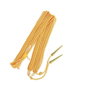 Cordones de hombro dorados y Aiguillettes con plata | Venta al por mayor de cordón de hombro Aiguillette para vestidos de uniformes ceremoniales - Product Image 2