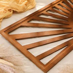 Dernier modèle Design d'art mural en bois pour le salon Décoration intérieure Décorations murales en bois pour hôtels Meilleures ventes personnalisées - Product Image 4