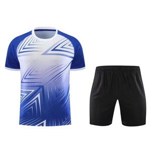 Conjunto completo personalizado nuevo estilo de fútbol transpirable camiseta de fútbol con nombre de equipo y logotipo Impresión digital para entrenamiento - Product Image 4