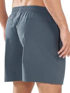 Pantalones cortos transpirables de alta calidad para hombre, pantalones cortos informales para gimnasio, nuevo diseño, pantalones cortos para correr, bolsillos en la cintura elástica - Product Image 4