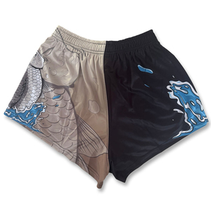 Wholesale Customizable Rugby Footy <b>Shorts</b> for Unisex Adults Pockets Breathable High Quality 100% <b>Polyester</b> Sublimation Print - Product Image 4