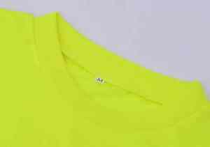 T-shirt de sécurité réfléchissant haute visibilité sur mesure, impression personnalisée du logo, tissu, ruban de sécurité, t-shirts de course - Product Image 4
