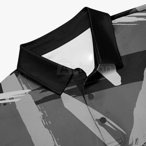 เสื้อกอล์ฟยืดได้สำหรับผู้ชาย, เสื้อโปโลน้ำหนักเบาป้องกันรังสียูวีสำหรับใส่สวิงใส่สบาย - Product Image 3