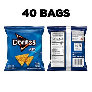 Chips de Tortilla con Sabor a Cool Ranch Doritos, 1 Onza (Paquete de 40) - Product Image 6
