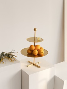 ที่วางเค้กทำจากไม้และเรซิ่นที่ตกแต่งอย่างหรูหราแท่นวางขนมหวานสำหรับงานเลี้ยงวันเกิดงานแต่งงานและห้องครัวในบ้านแบบทันสมัยใช้จากอินเดีย - Product Image 5