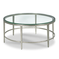 Table centrale en métal doré avec table basse en verre pour meubles de salon d'hôtel/restaurant et de café forme ovale de conception fabuleuse