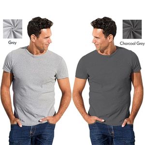Conjunto de camiseta de manga corta Premium Opciones cómodas, elegantes, sólidas y multicolores, Impresión de logotipo personalizado disponible - Product Image 5