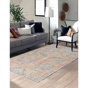 Moroccan Design Printed <b>Rug</b>, Antique Style, Gift For Him, Bedroom,Luxury Velvet <b>Rug</b> - Product Image 4