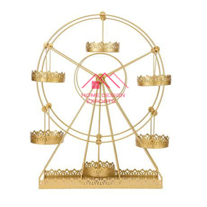 Présentoir à gâteau en métal pour la maison Présentoir à gâteau en métal décoratif de table d'hôtel de maison de luxe à haute vente - Product Image 5