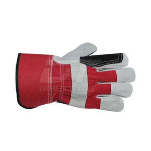 Nuevo estilo de diseño personalizado bajo MOQ guantes de trabajo al por mayor de cuero hecho guantes de trabajo para la venta en línea - Product Image 4