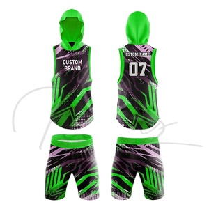 Ventes en gros de maillots de football pour enfants 7v7 de haute qualité, logo personnalisé, OEM, entièrement sublimés, uniformes de football à drapeau imprimés, uniformes de club de football, taille plus - Product Image 1