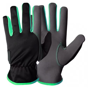 Respirant Tendance Vache Peau De Chèvre Grain En Cuir Gants De Travail Gants De Conducteur Anti-Coupure Anti-Impact Fonctions Gants De Sécurité Généraux - Product Image 3