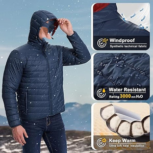 Chaqueta acolchada de moda al por mayor, abrigos de diseñador para hombre, chaqueta acolchada brillante de plumón con burbujas personalizada para hombre - Product Image 4