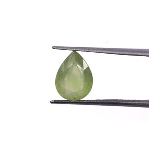 Saphir Vert Naturel de Bangkok, Pierre Libre, 4,97 carats, Minéral Clair, Coupe Goutte/Émeraude/Ovale/Poire, Certifié IGI, Poli - Product Image 2