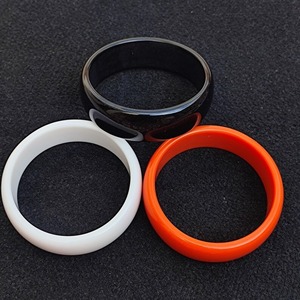 Nuevo diseño geométrico marrón resina pulsera nicho diseño novias brazalete moda resina joyería - Product Image 4