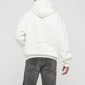 Sudadera con Capucha Personalizada de Alta Calidad, Doble Capa, Hombros Caídos, Gruesa, Talla Grande, de Algodón y Felpa - Product Image 2